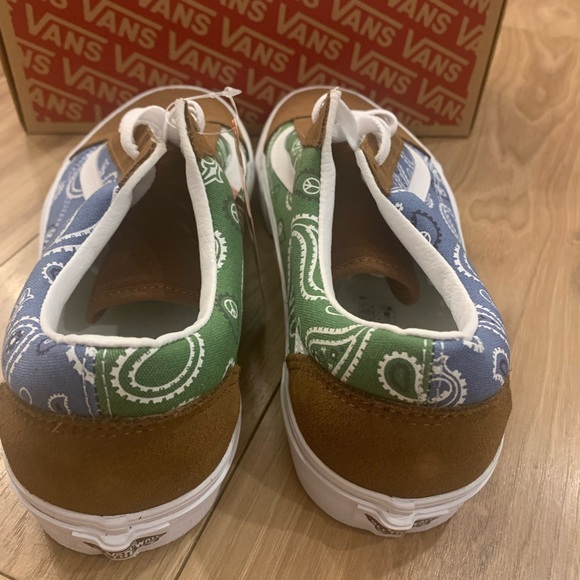 Vans Old Skool (Peace Paisley) Unity/True White Men's 10,Women's 11.5M - Picture 5 of 6